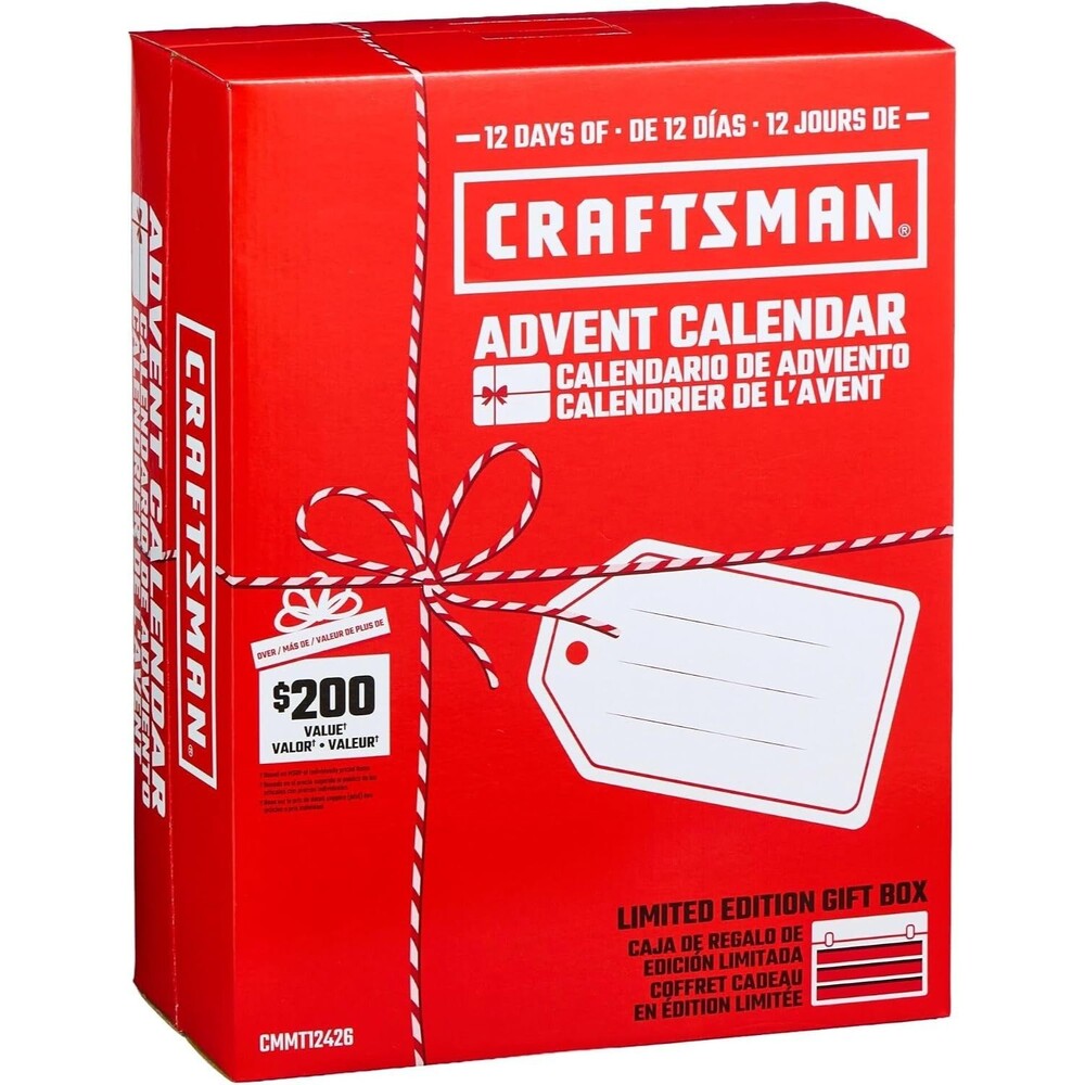 CRAFTSMAN 12 Days Advent Calendar CMMT12426A Limited New Sealed